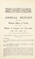 view [Report 1911] / Medical Officer of Health, Gosport & Alverstoke U.D.C.