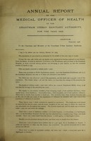 view [Report 1905] / Medical Officer of Health, Grantham Borough.