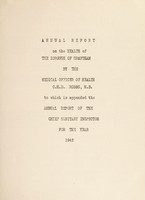 view [Report 1942] / Medical Officer of Health, Grantham Borough.