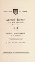 view [Report 1944] / Medical Officer of Health, Grantham Borough.