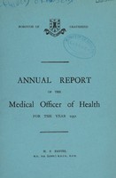 view [Report 1951] / Medical Officer of Health, Gravesend Borough.