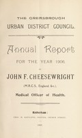 view [Report 1906] / Medical Officer of Health, Greasbrough U.D.C.