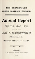 view [Report 1913] / Medical Officer of Health, Greasbrough U.D.C.