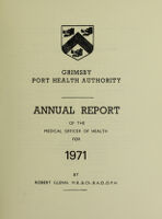 view [Report 1971] / Medical Officer of Health, Grimsby Port Health Authority.