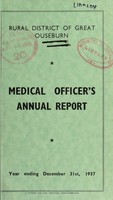 view [Report 1937] / Medical Officer of Health, Great Ouseburn R.D.C.