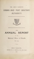 view [Report 1919] / Medical Officer of Health and Port Medical Officer of Health, Great Yarmouth Borough.