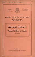 view [Report 1920] / Medical Officer of Health, Greetland U.D.C.