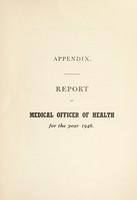 view [Report 1946] / Medical Officer of Health, Guernsey.