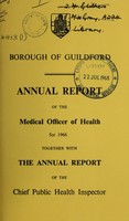 view [Report 1966] / Medical Officer of Health, Guildford U.D.C. / Borough.