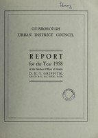 view [Report 1958] / Medical Officer of Health, Guisborough U.D.C.