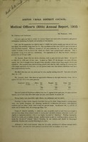 view [Report 1904] / Medical Officer of Health, Ashton-in-Makerfield U.D.C.