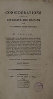 view Considérations sur la diversité des bassins de différentes races humaines / Traduit d'après le manuscrit hollandais.