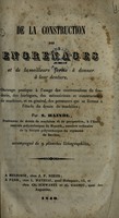 view De la construction des engrenages et de la meilleure forme à donner à leur denture / [Sebastian Haindl].