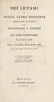 view Dei letami e delle altre sostanze adoperate in Italia per migliorare i terreni e del come profittarne, saggio / [Filippo Re].