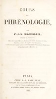 view Cours de phrénologie / Par F.-J.-V. Broussais.