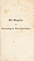 view Die Diagnose der bösartigen Geschwülste. Nach eigenen Untersuchungen / [Carl Bruch].