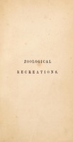 view Zoological recreations / [William John Broderip].