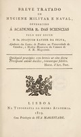 view Breve tratado de hygiene militar e naval. Offerecido á Academia R. das Sciencias / [Joaquim Xavier da Silva].