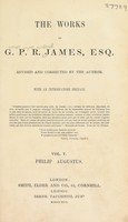 view Philip Augustus: or, the brothers in arms. The works / Rev. ... by the author. Vol. v.