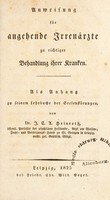 view Anweisung für angehende Irrenärzte zu richtiger Behandlung ihrer Kranken / Als Anhang zu seinem Lehrbuche der Seelenstörungen.