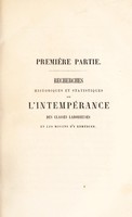 view Recherches historiques et statistiques sur l'intempérance des classes laborieuses; et sur les enfants trouvés / [L.A. Labourt].