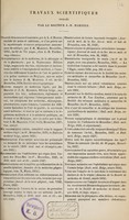 view Travaux scientifiques publiés par le docteur J.-R. Marinus / [Jean Romuald Marinus].