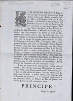 view Alvará com força de Lei, pelo qual Vossa Alteza Real Ha / por bem abolir a Real Junta do Proto-Medicato, e Ordenar, que o Fysico Mór, e Cirurgião Mór do Reino, Estados, e Dominios Ultra-Marinos exercitem a competente Jurisdicção nos Reinos de Portugal, e Algarve por meio de seus Delegados [&c].