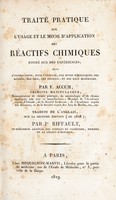 view Traité pratique sur l'usage et le mode d'application des réactifs chimiques. Fondé sur des expériences, suivi d'instructions, pour l'analyse, des mines métalliques, des métaux, des sols, des engrais, et des eaux minérales / par F. Accum. Traduit de l'anglais, sur la seconde édition (de 1818) par Jn. Riffault.