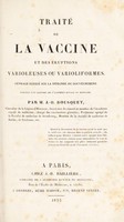 view Traité de la vaccine et des éruptions varioleuses ou varioliformes. Ouvrage rédigé sur la demande du gouvernement / Précédé d'un rapport de l'Académie Royale de Médecine.