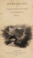 view Petralogy. A treatise on rocks / By J. Pinkerton.