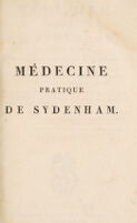 view Médecine pratique ... / [Thomas Sydenham].