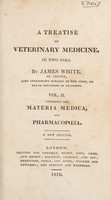 view A treatise on veterinary medicine / By James White.