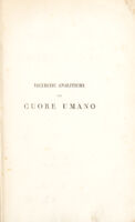 view Ricerche analitiche sul cuore umano ... / Traduzione dal tedesco.