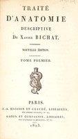 view Traité d'anatomie descriptive / [Xavier Bichat].