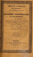 view Traité complet des propriétés, de la préparation et de l'emploi des matières tinctoriales et des couleurs ... / Par J. Ch. Leuchs. Traduit de l'allemand. Revu pour la partie chimique par M.E. Péclet.