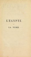 view L'Égypte et la Nubie / [Edmond de Cadalvène].