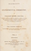 view The elements of experimental chemistry / [William Henry].