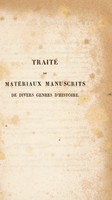 view Traité de matériaux manuscrits de divers genres d'histoire / Par Amans Alexis Monteil.