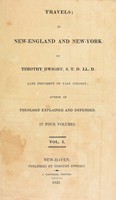 view Travels: in New-England and New York / [Timothy Dwight].