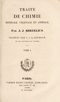 view Traité de chimie minérale, végétale et animale ... / Traduit par A.J.L. Jourdan [and M. Esslinger].