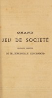 view Grand jeu de société. Les mystères du destin expliqués par l'astrologie ancienne et moderne. Pratiques secrètes de Mlle Lenormand dévoilées par Mme la Comtesse de C***. [2e partie] / [Bréteau].