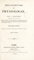 view Précis élémentaire de physiologie / [François Magendie].