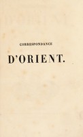 view Correspondance d'Orient (1830-1831) / Par M. Michaud ... et M. Poujoulat.