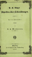 view P. H. Ling's Schriften über Leibesübungen / Aus dem Schwedischen übersetzt von H.F. Massmann.