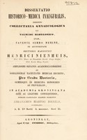 view Dissertatio historico-medica inauguralis exhibens collectanea gynaecologica ex Talmude Babylonico ... / [Abraham Hartog Israëls].