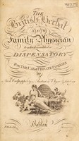 view The British herbal and family physician to which is added a dispensatory for the use of private families / By Nich. Culpepper.