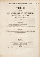 view Thèse pour le doctorat en médecine : présentée et soutenue le 16 mai 1839. I, Des égouts sous le point de vue de l'hygiène publique. ... [etc.] / par J.-M.-L.-Léon Sirand.