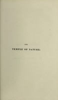view The temple of nature or, the origin of society. A poem with philosophical notes / By Erasmus Darwin.