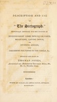 view Description of a new transit instrument / improved by Sir H.C. Englefield ... and made and sold by T. Jones.