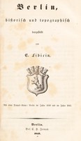 view Berlin : historisch und topographisch dargestellt / [Eduard Fidicin].